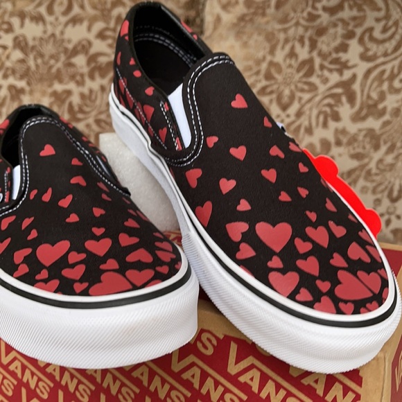 Vans Classic Slip On Valentines Hearts Blkrcngrd W - Picture 9 of 16